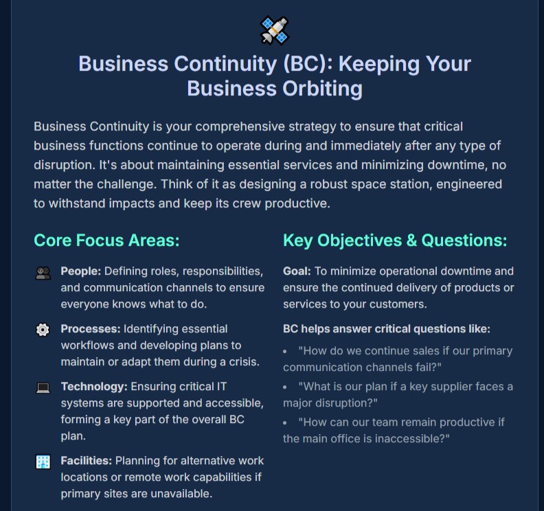 What is Business Continuity