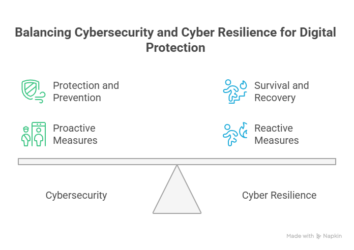 cybersecurity vs cyber reselience