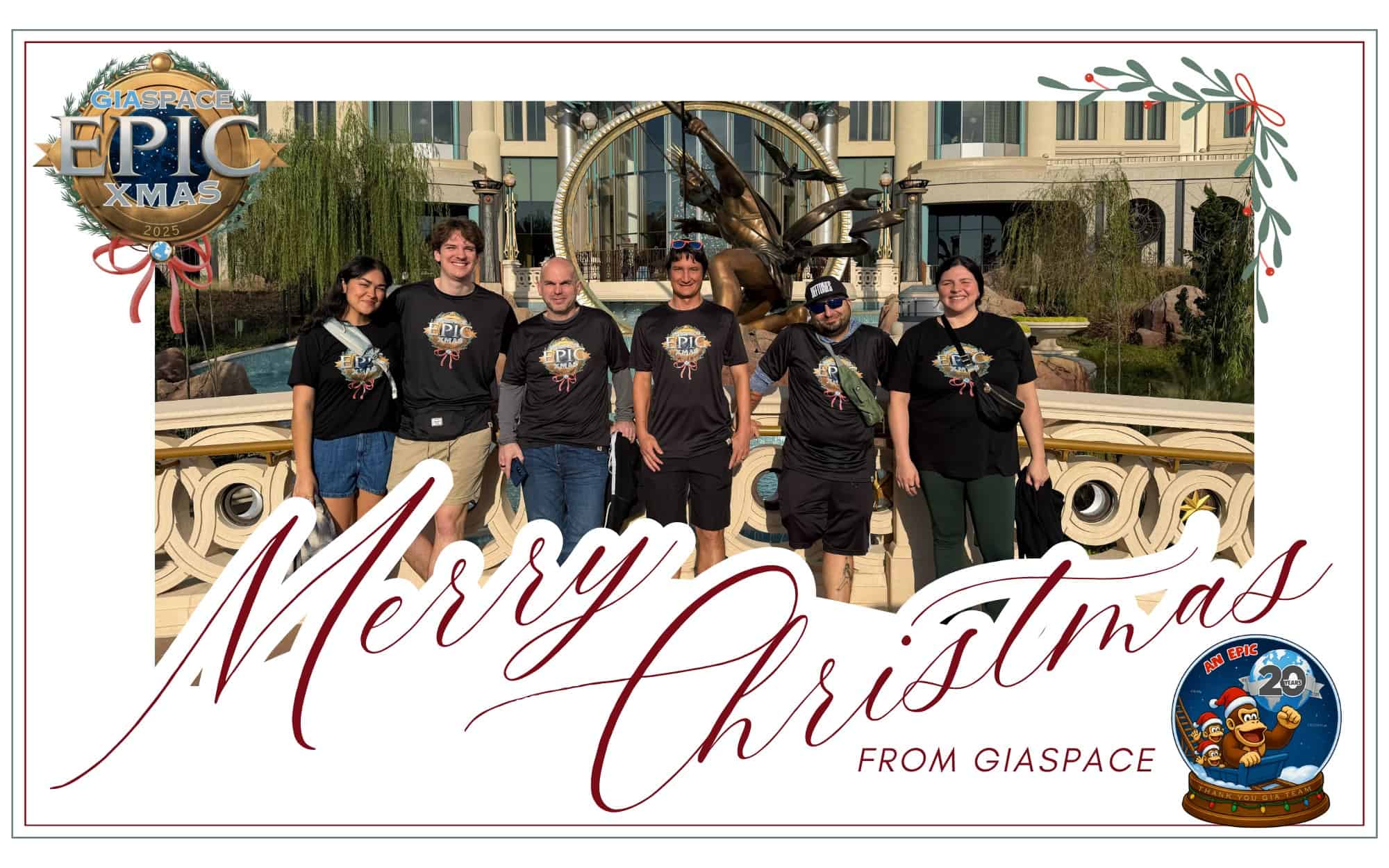 Have an Epic Holiday from Your Friends at GiaSpace!